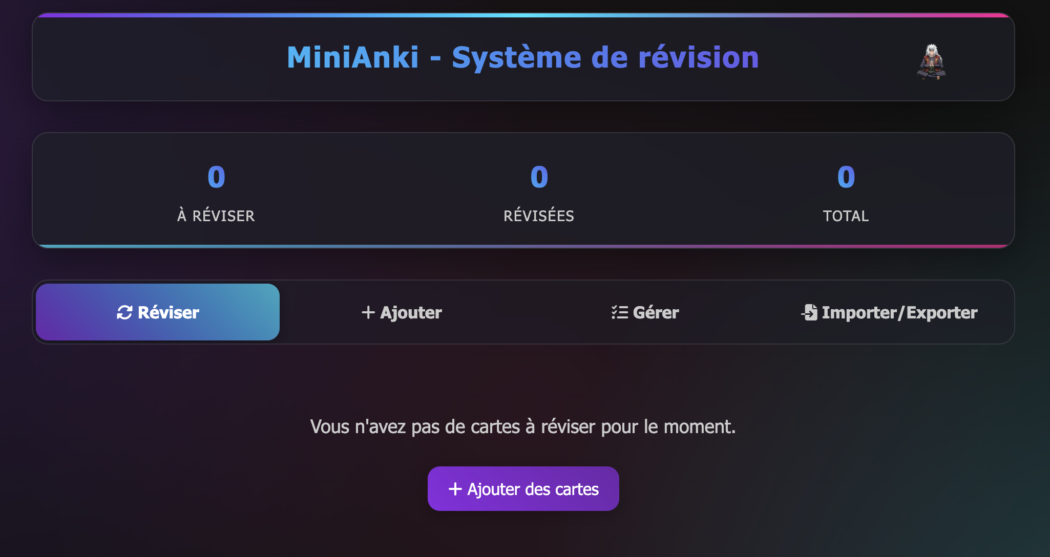 Application de révision